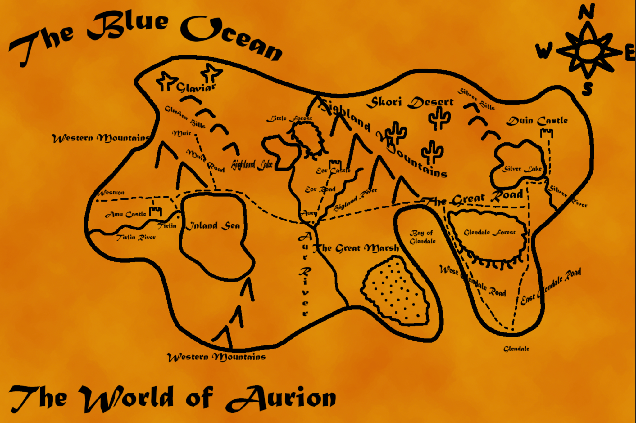 The Sunlit Hearth: How to Create Good Fantasy Maps » Viernor